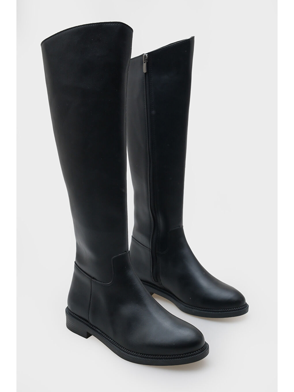 Siyah Gabriell Kadın Streç Bacağı Saran Çizme(İnce bacaklar için uygundur)-1