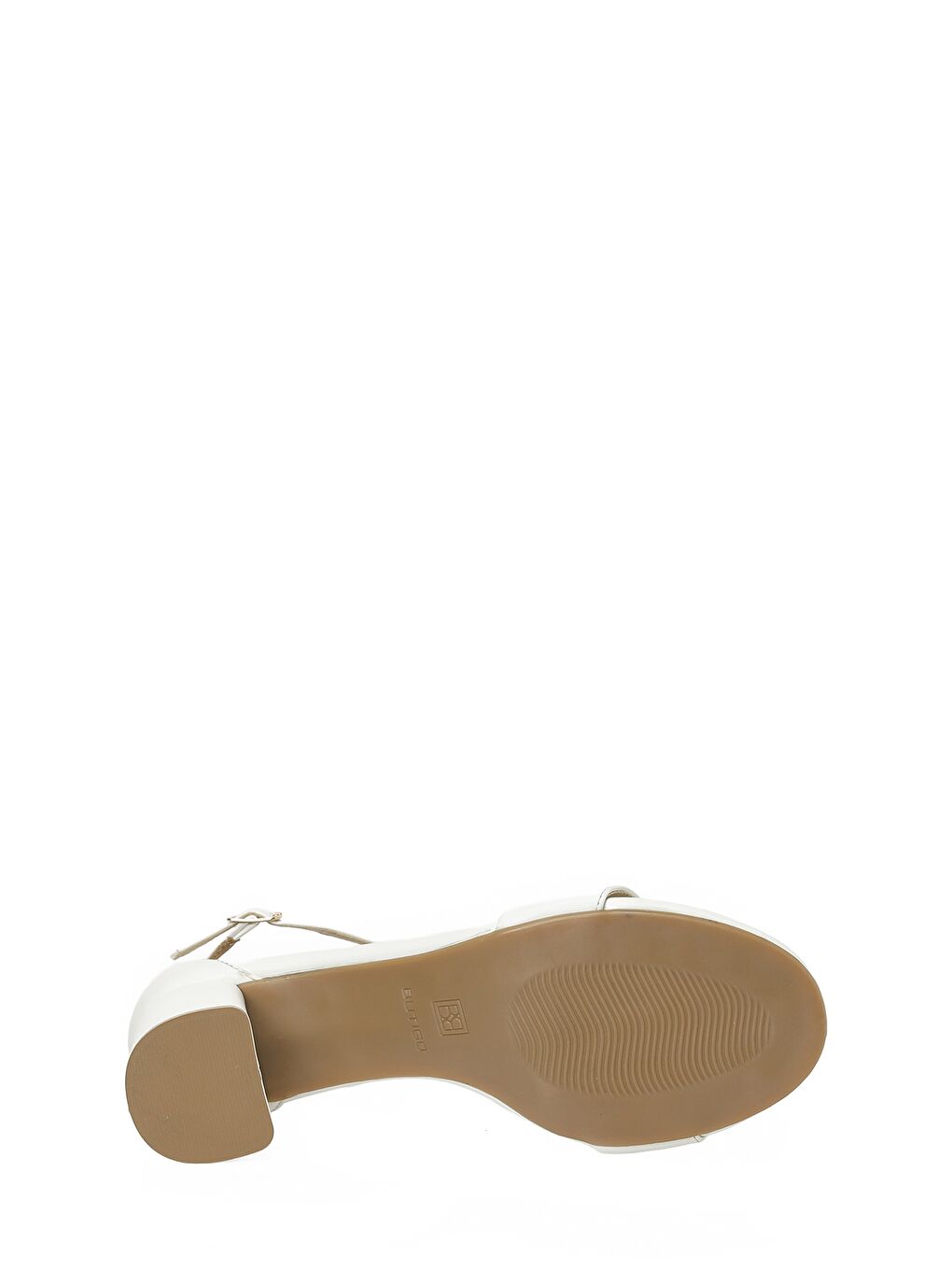 26S-326 Beyaz Kadın Topuklu Sandalet-5