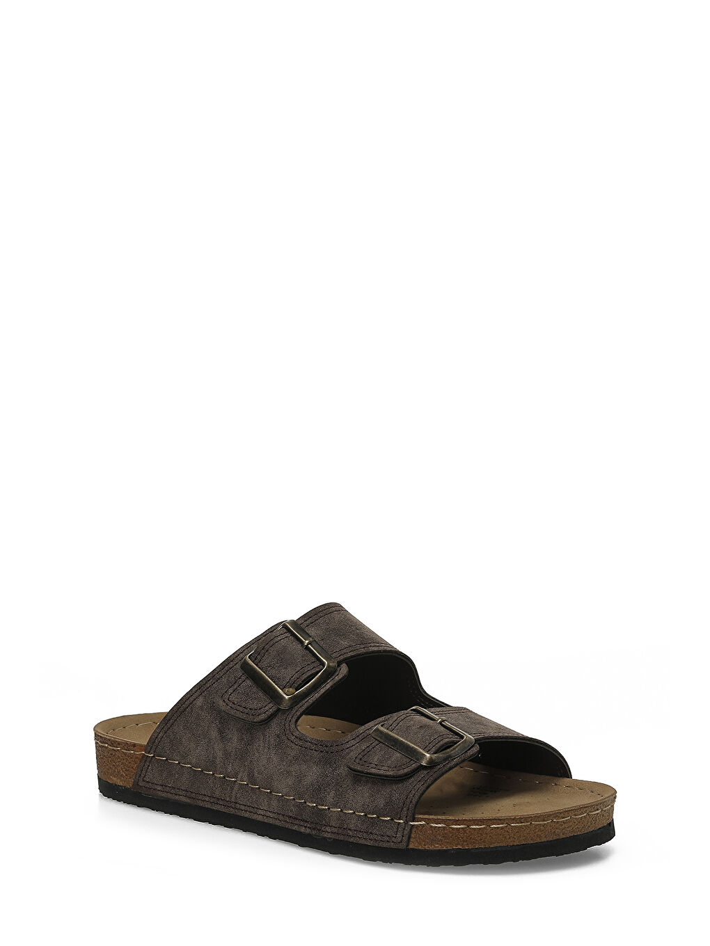 408019.M Kahverengi Erkek Terlik-1