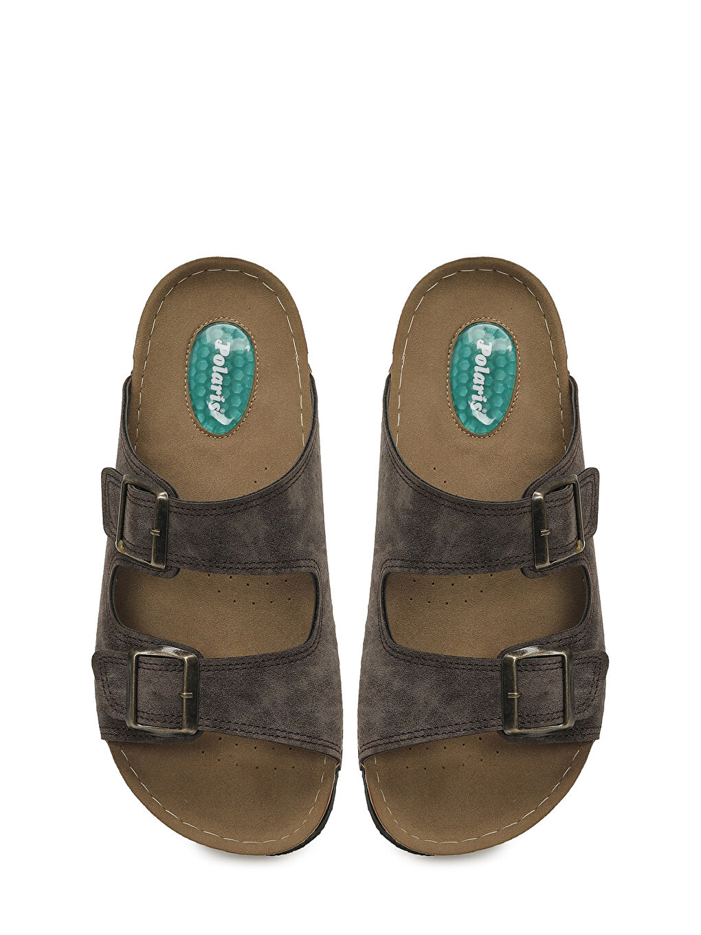 408019.M Kahverengi Erkek Terlik-3