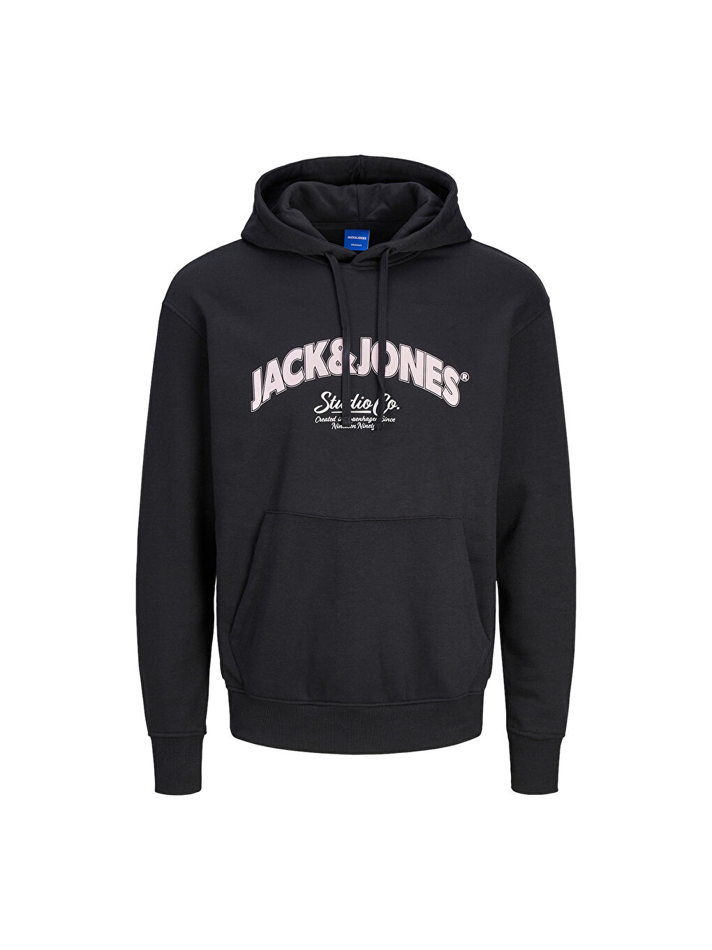 Jack & Jones Siyah Bronx Arch Big Erkek Siyah Kapşüşonlu Sweatshirt