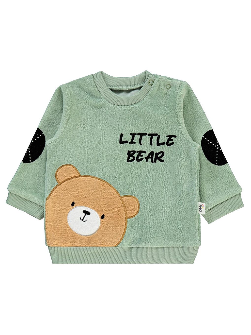 Civil Haki Baby Erkek Bebek Sweatshirt 6-18 Ay Haki