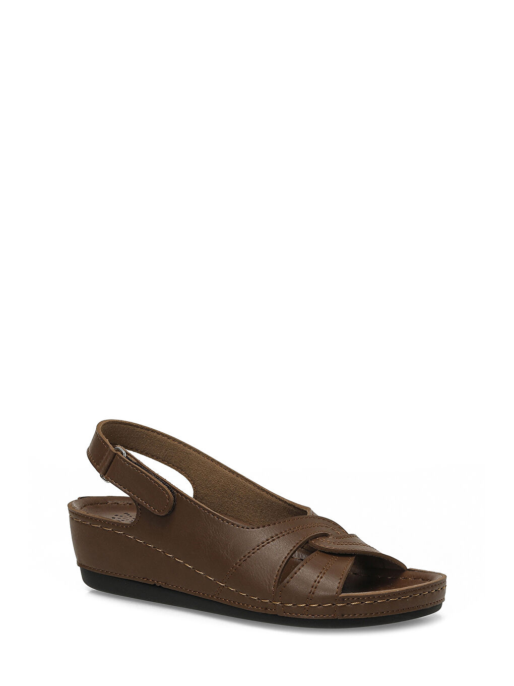 Kahverengi 164339.Z6FX Taba Kadın Düz Sandalet-1