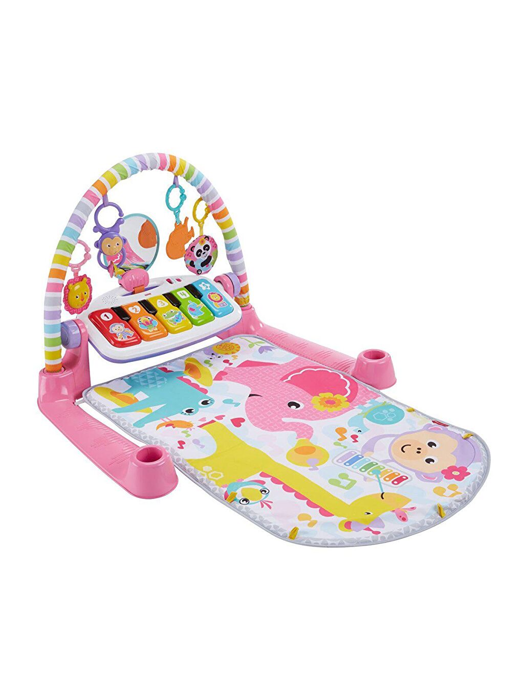 FISHER PRICE Karışık Piyanolu Jimnastik Merkezi Pembe Delüks - Türkçe