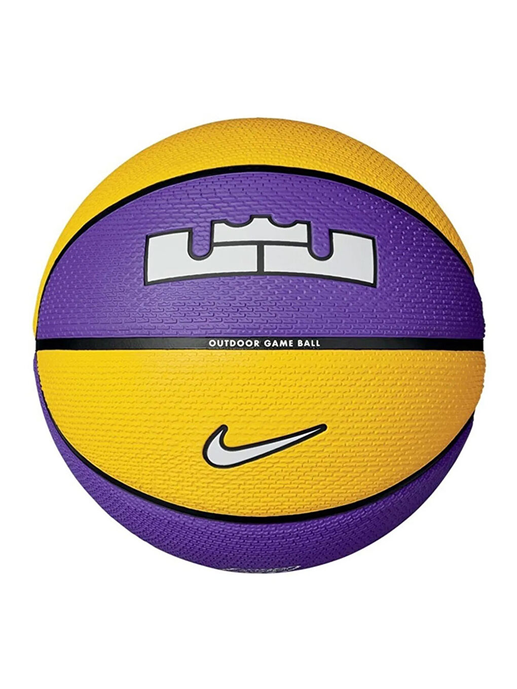 Renksiz Playground 2.0 8P L James Deflated Mor Basketbol Topu N.100.4372.575.07