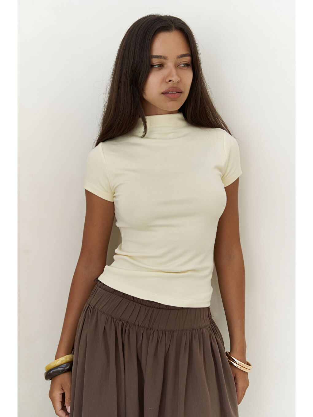 Anvers Boğazlı Sarı Crop