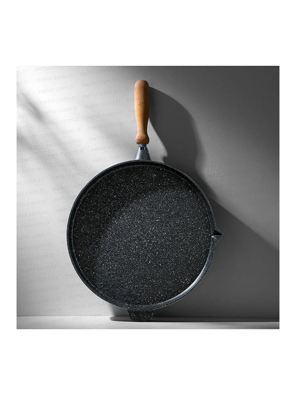 Siyah Alüminyum Döküm Gözleme Tavası 36 Cm-2