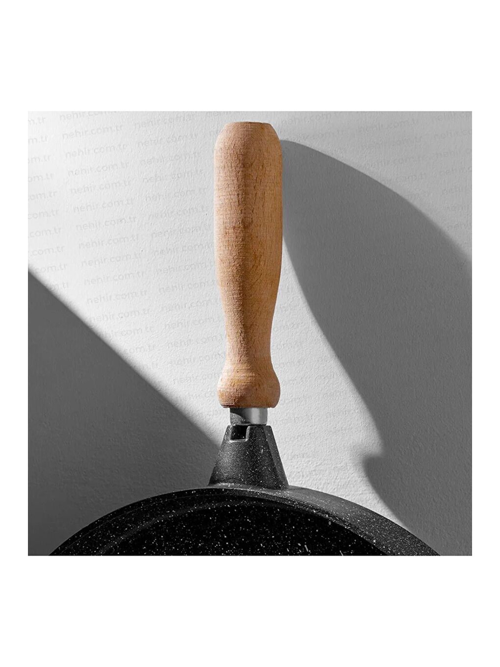 Siyah Alüminyum Döküm Gözleme Tavası 36 Cm-4