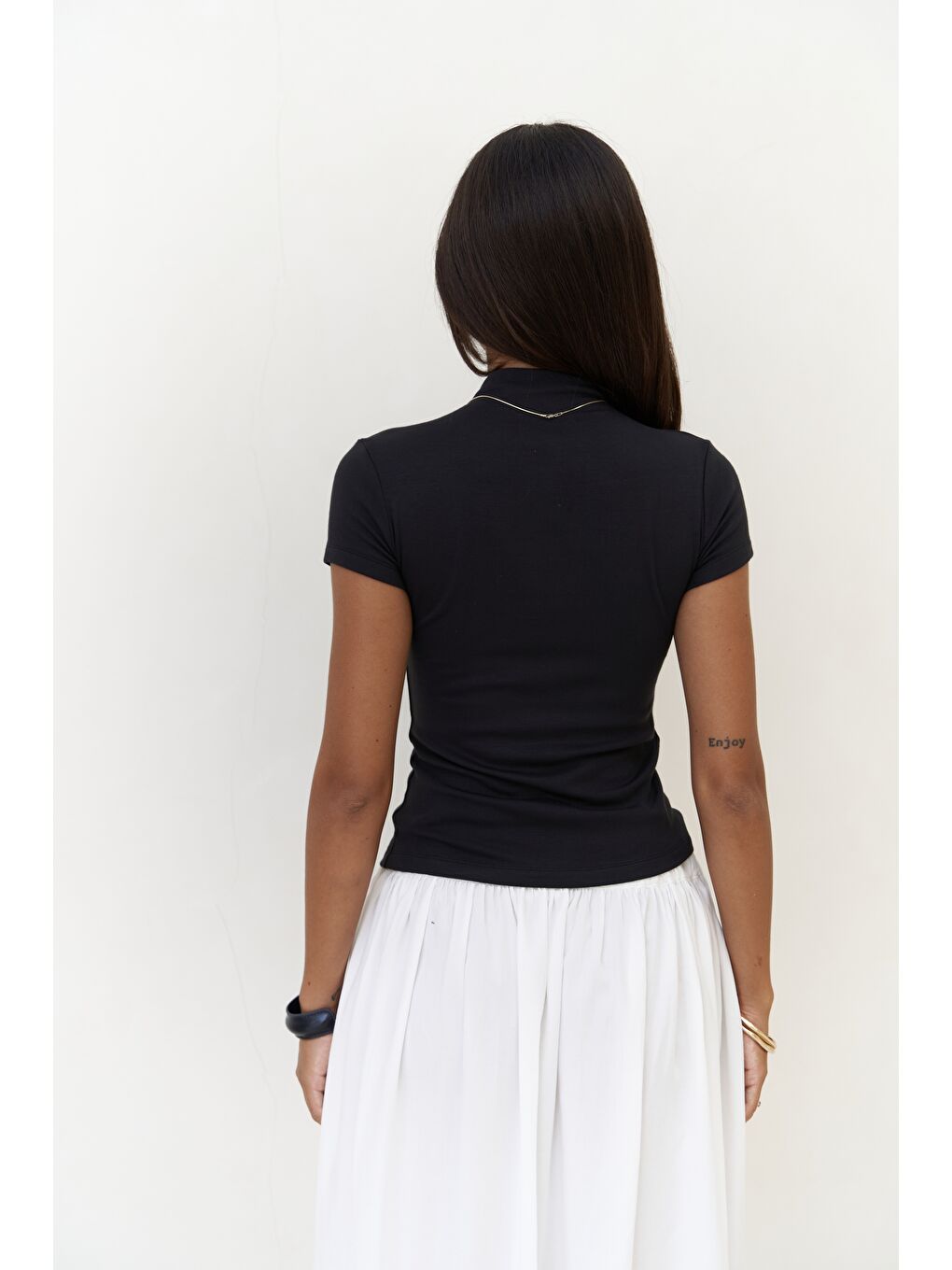 Anvers Boğazlı Siyah Crop-3