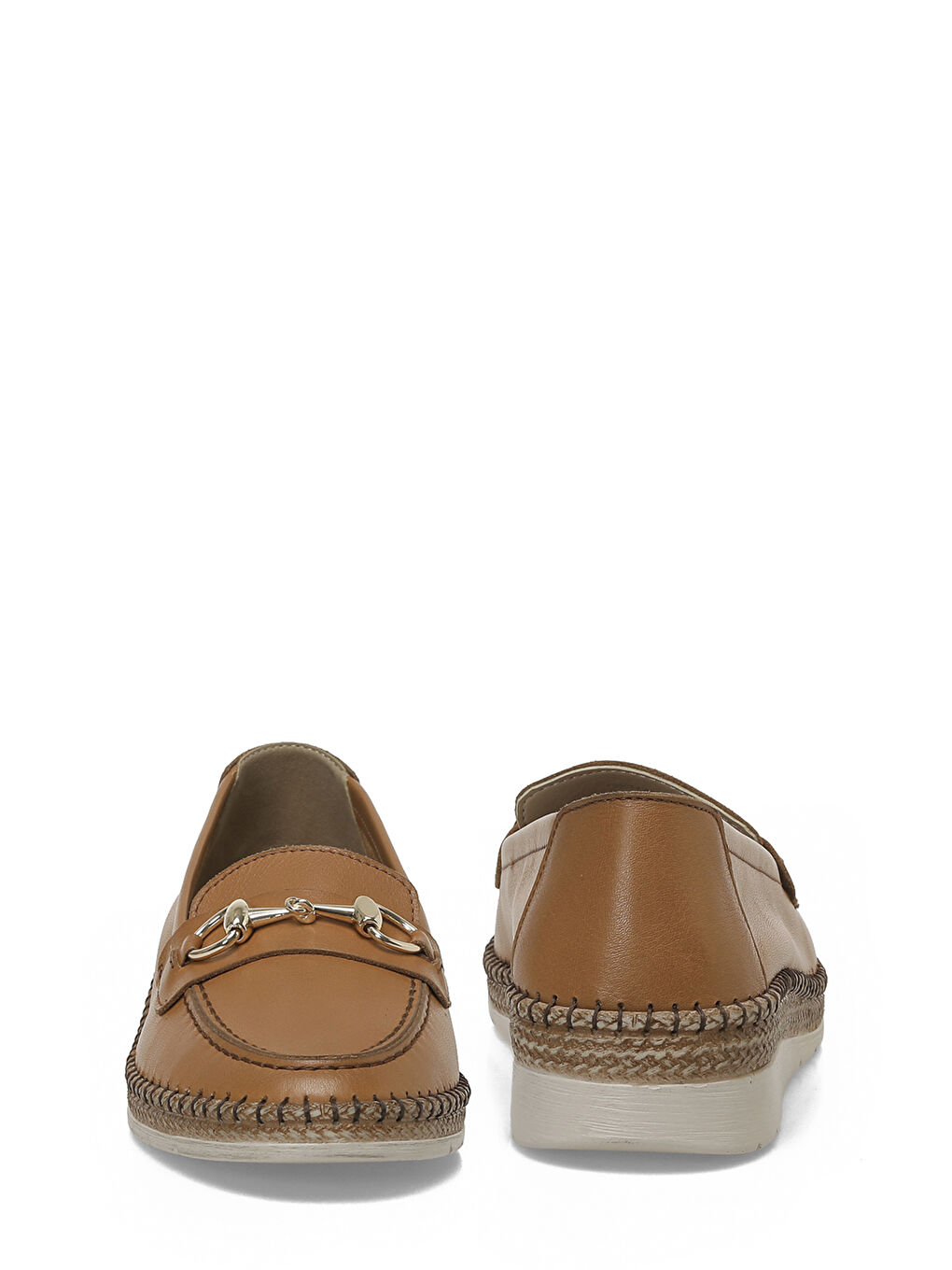 Kahverengi 104032.Z6FX Taba Kadın Loafer-4