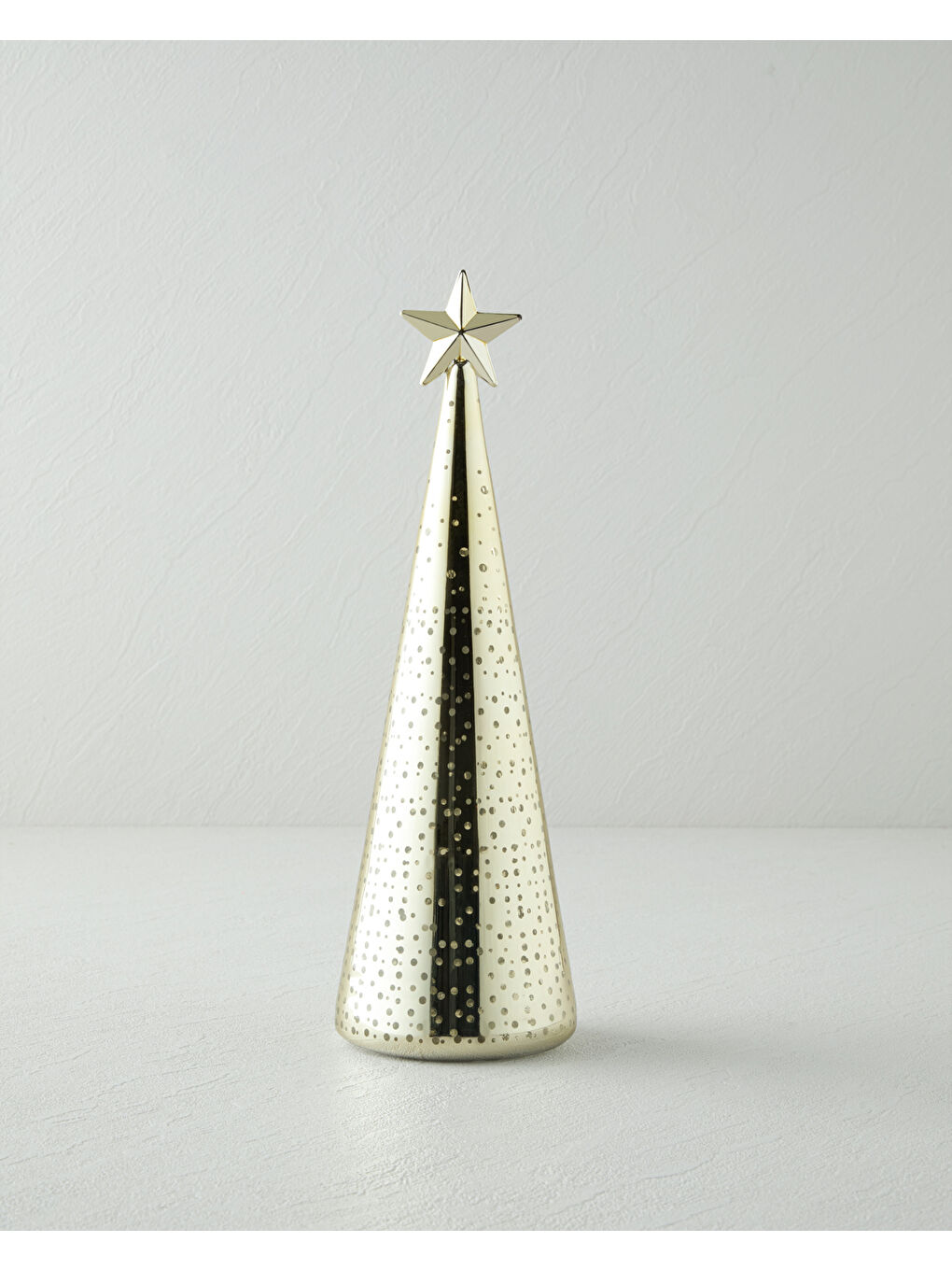 Sarı Casilias Yılbaşı Ağaç Süsü 8x8x21,5 Gold