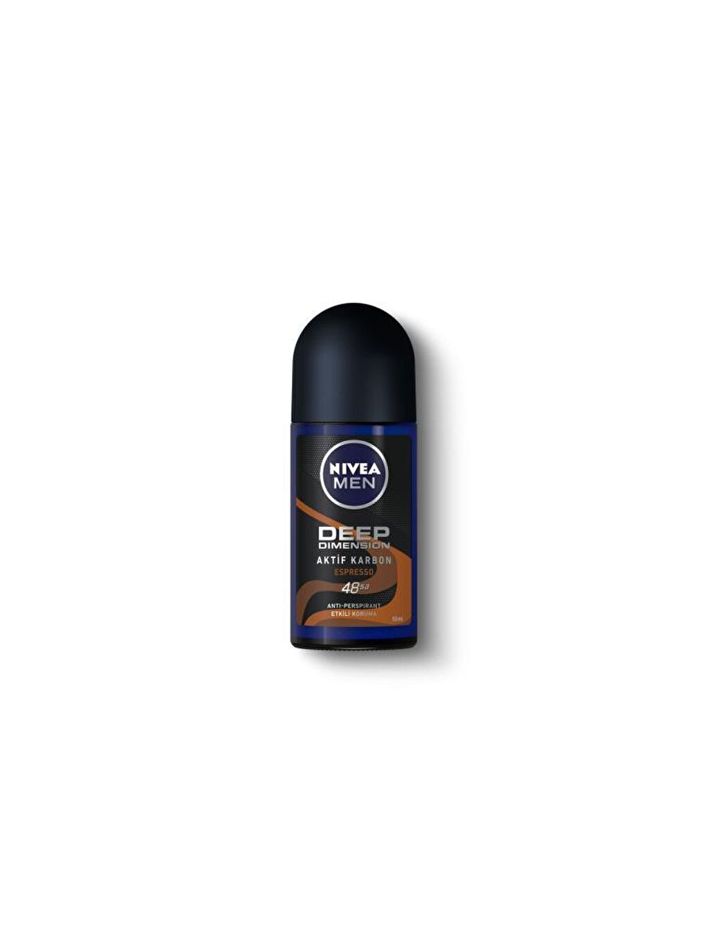 NIVEA Şeffaf Men Erkek Roll On Deodorant Deep Dimension Espresso, 48 Saat Anti-Perspirant Koruma, 50 ml - 7