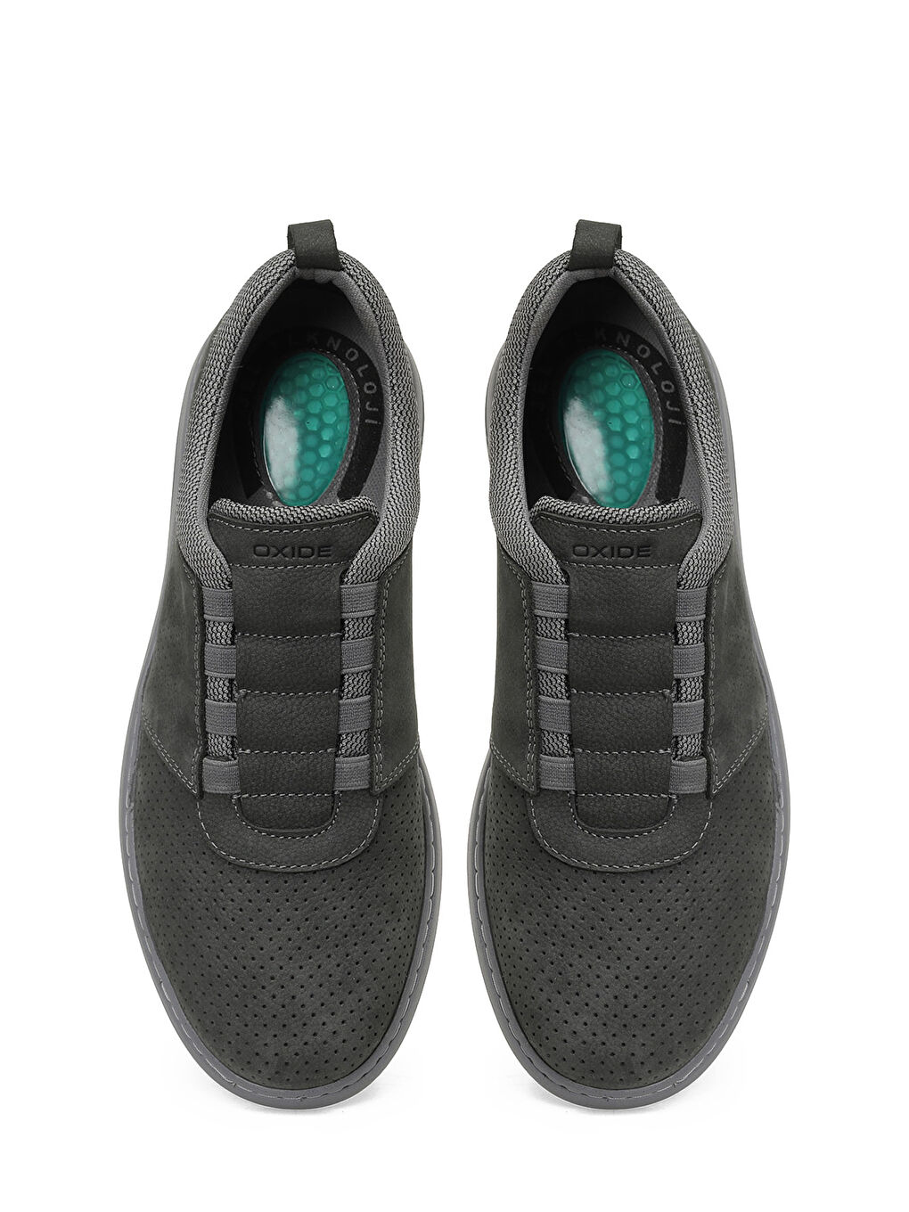 Gri VINA 6FX Füme Erkek Comfort Ayakkabı-3