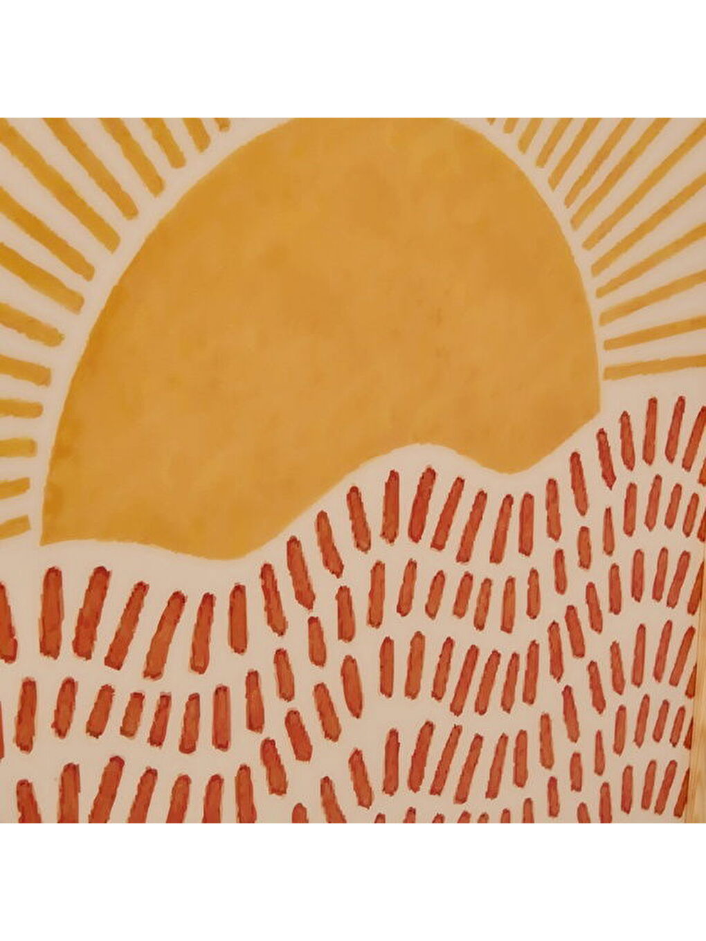 Deco Sun Madness Çerçeveli Tablo - Bej - 50x70 cm-2