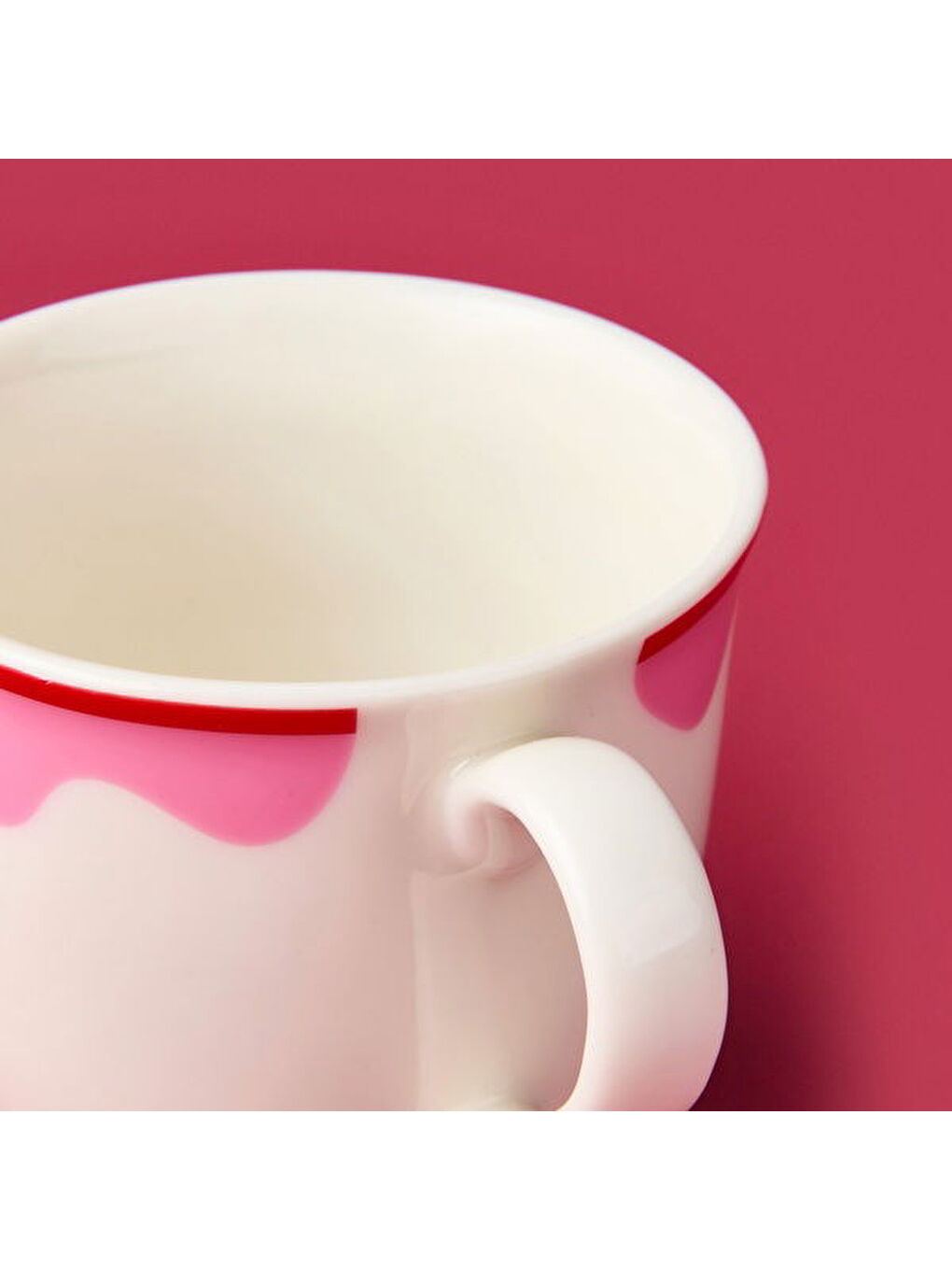 Kitchen Granny Kupa - Pembe / Kırmızı - 290 ml-2