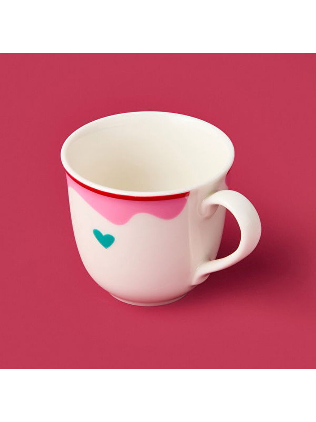 Kitchen Granny Kupa - Pembe / Kırmızı - 290 ml-3