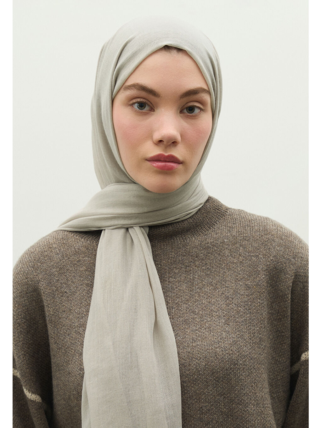 Bej Kaşmir Dokulu Şal Taş-3