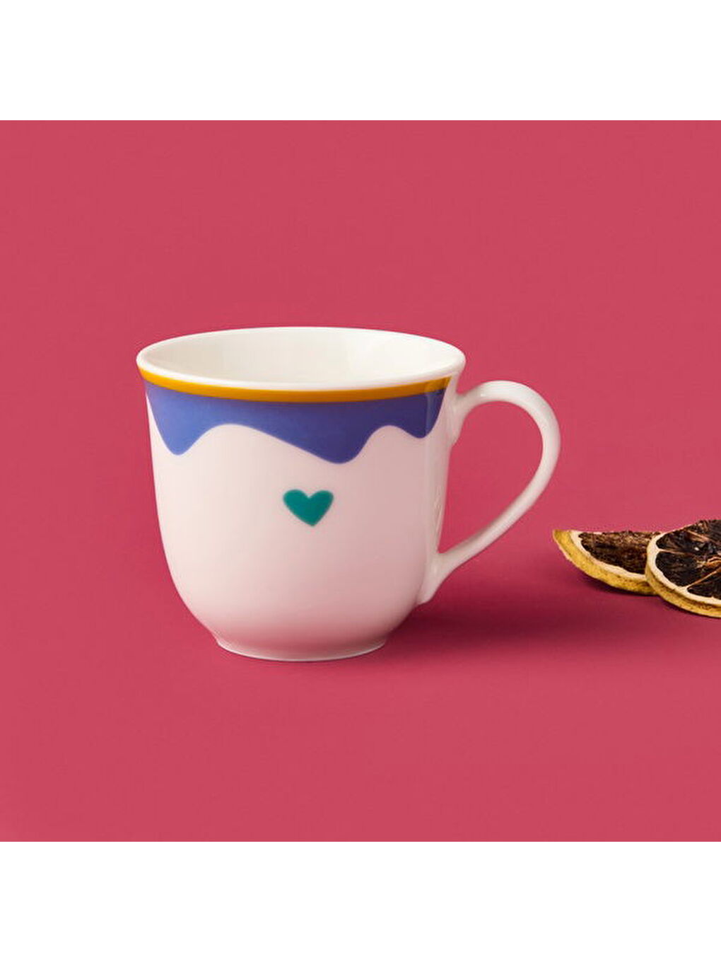 Pembe Kitchen Granny Kupa - Mavi / Sarı - 290 ml-1