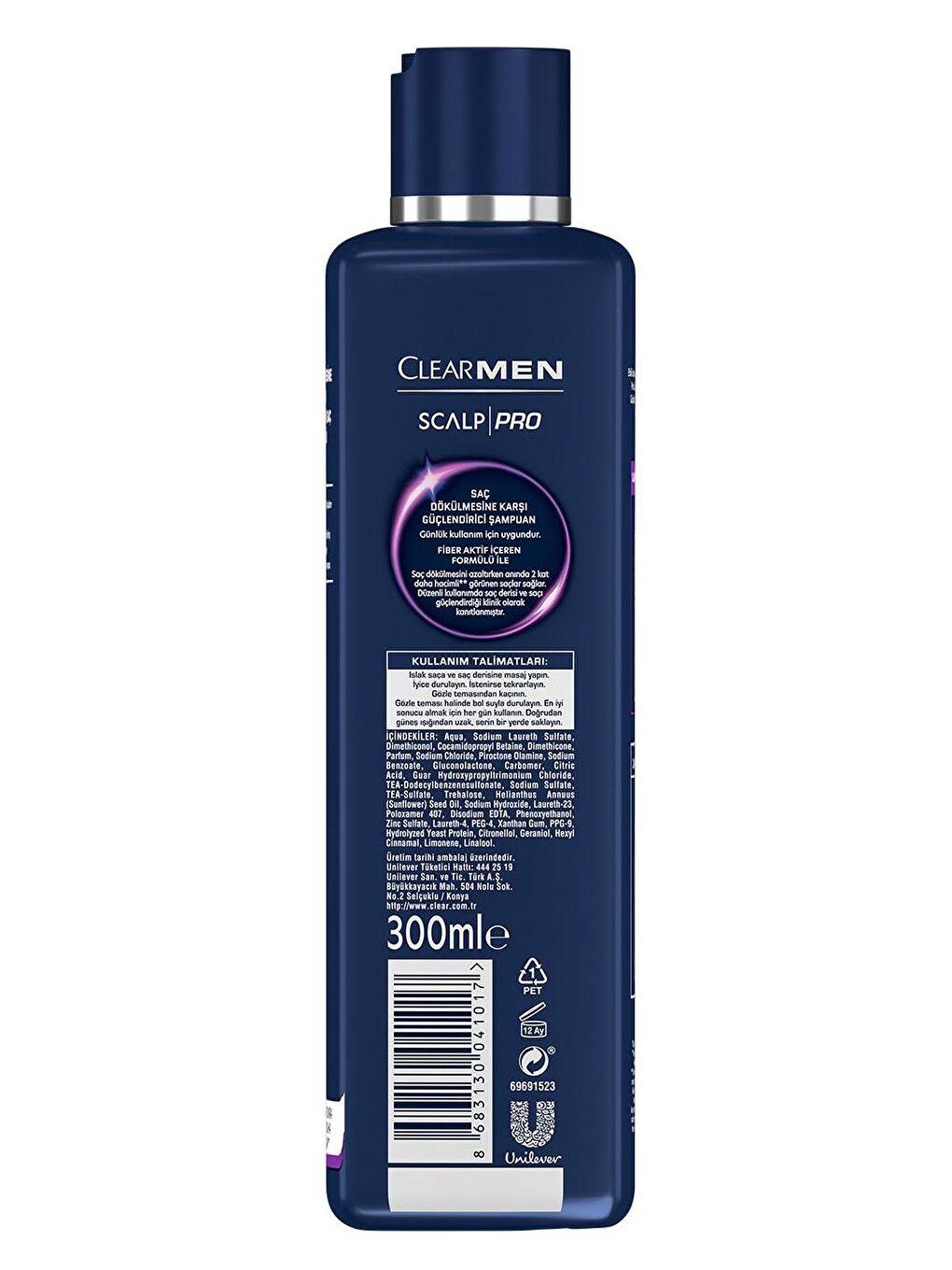 Clear Renksiz Men Scalp Pro Saç Dökülmesine Karşı Güçlendirici Şampuan 300 ml - 5