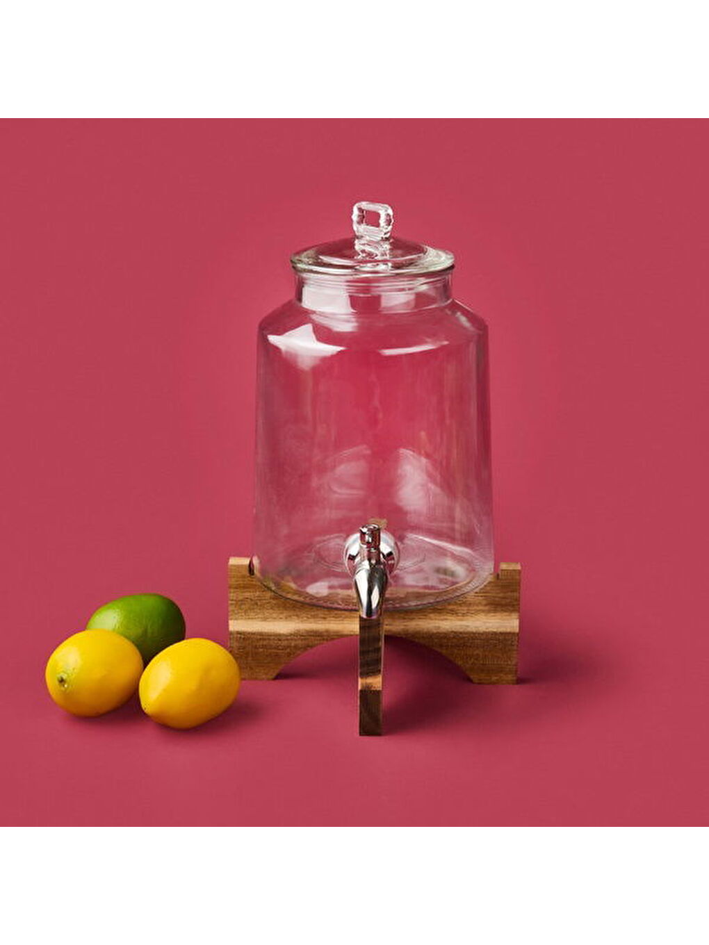 Liam Cam Şerbetlik - Kahverengi / Şeffaf - 3 lt-1