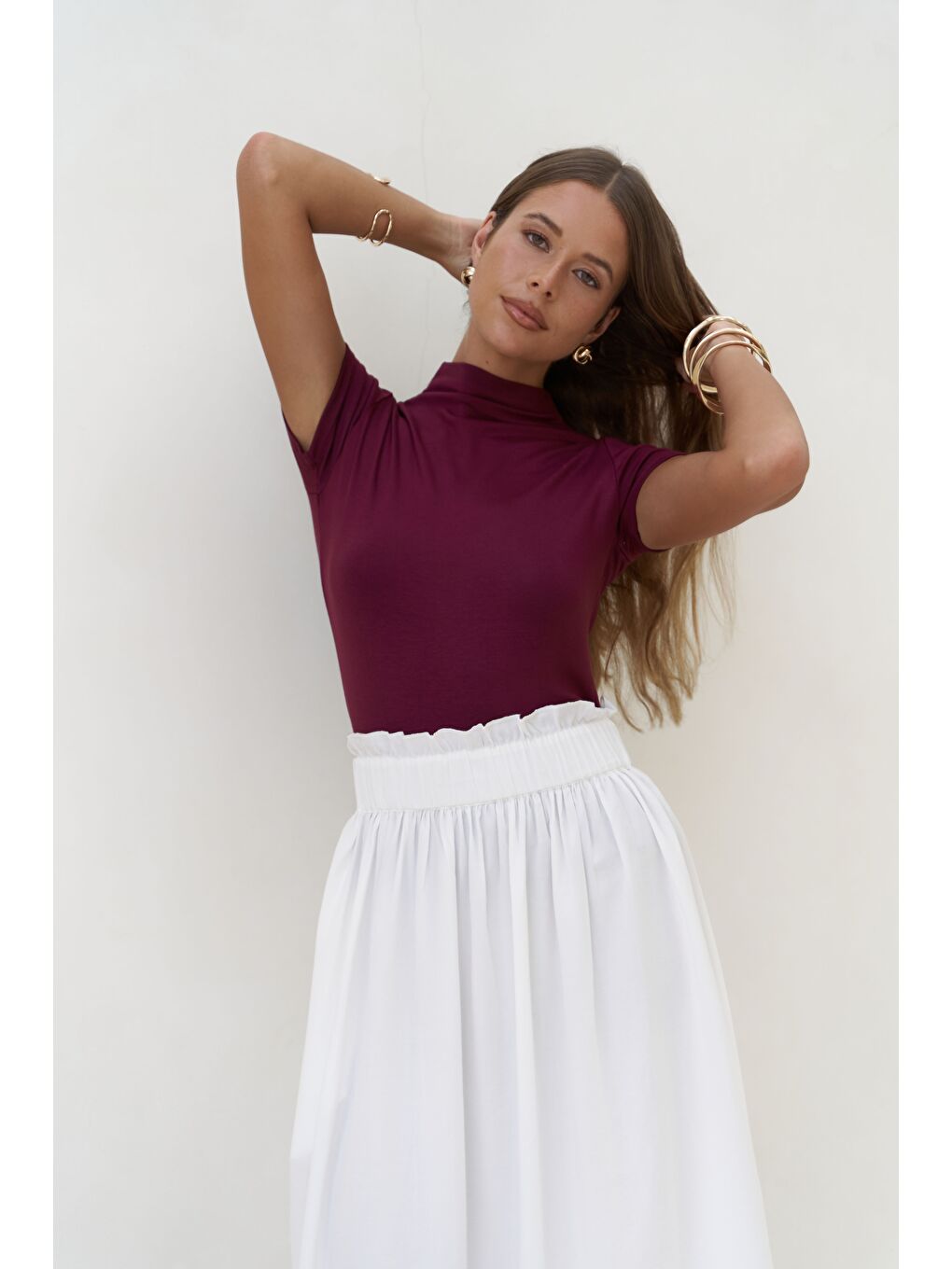 Anvers Boğazlı Bordo Crop-5