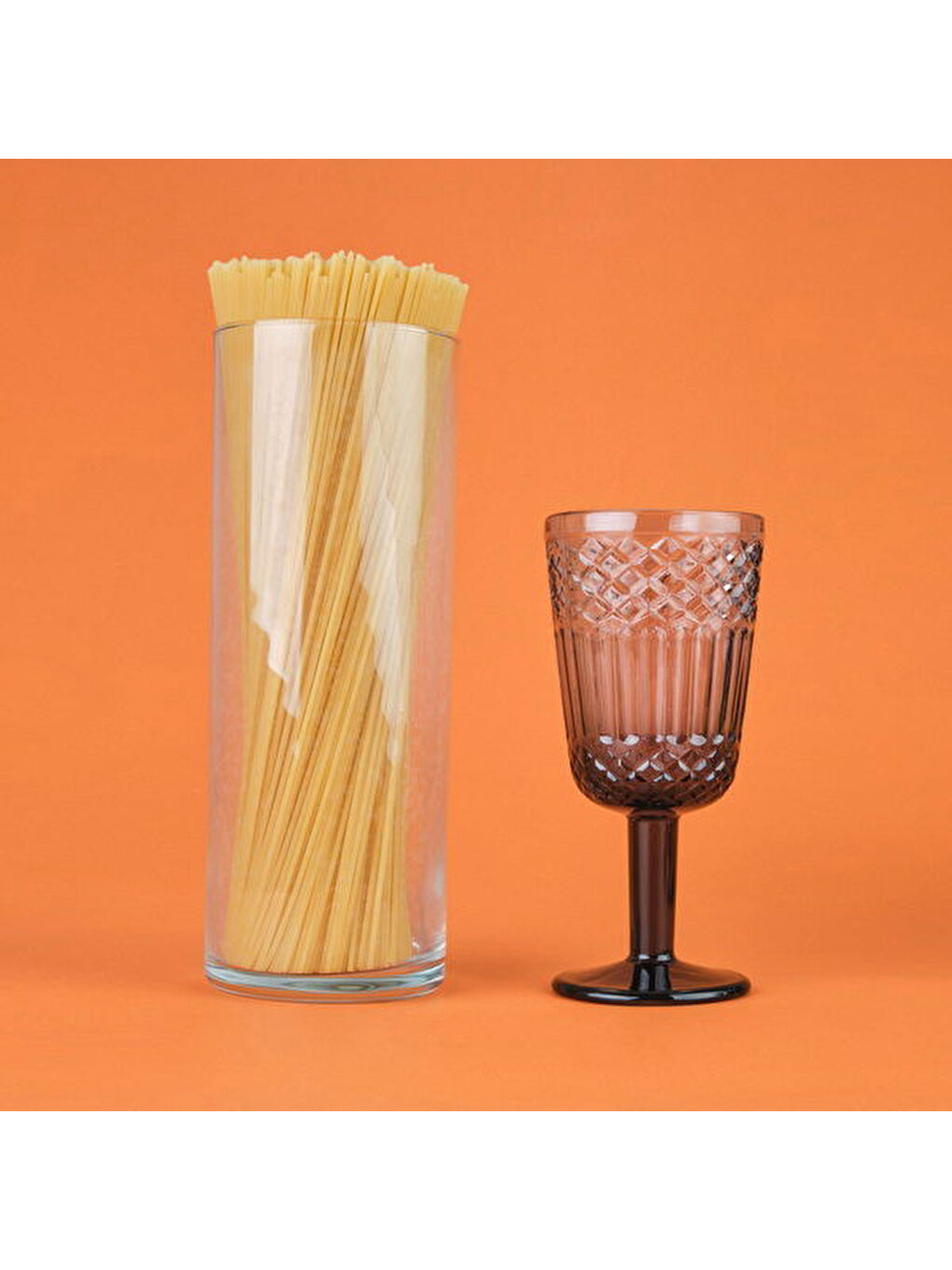 Karışık Vega 4'lü Ayaklı Bardak - Füme - 280 ml-1