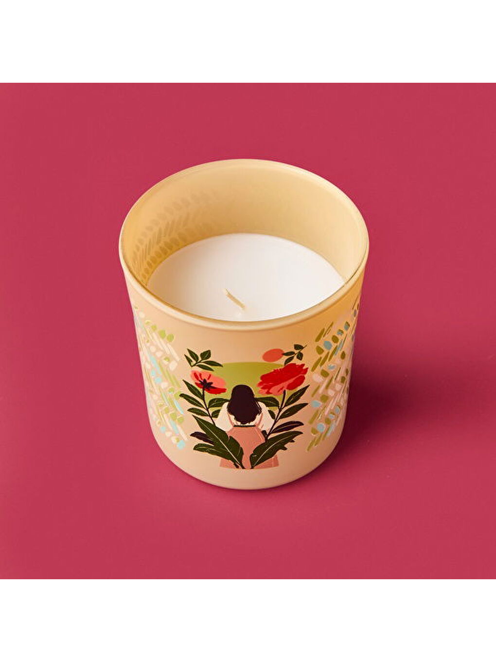 Karışık Secret Garden 3'lü Mum Seti - Renkli - 100 gr-3