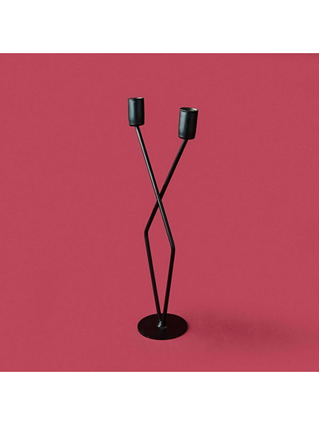 Sarı Deco Alessa Şamdan - Gold - 32 cm-1