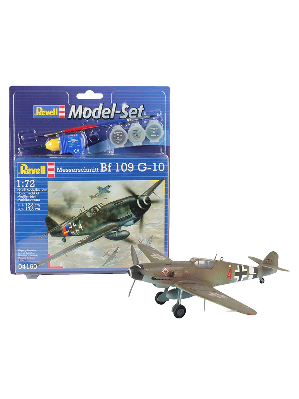 Revell Renksiz Messerschmitt BF-109 Maket Seti 64160