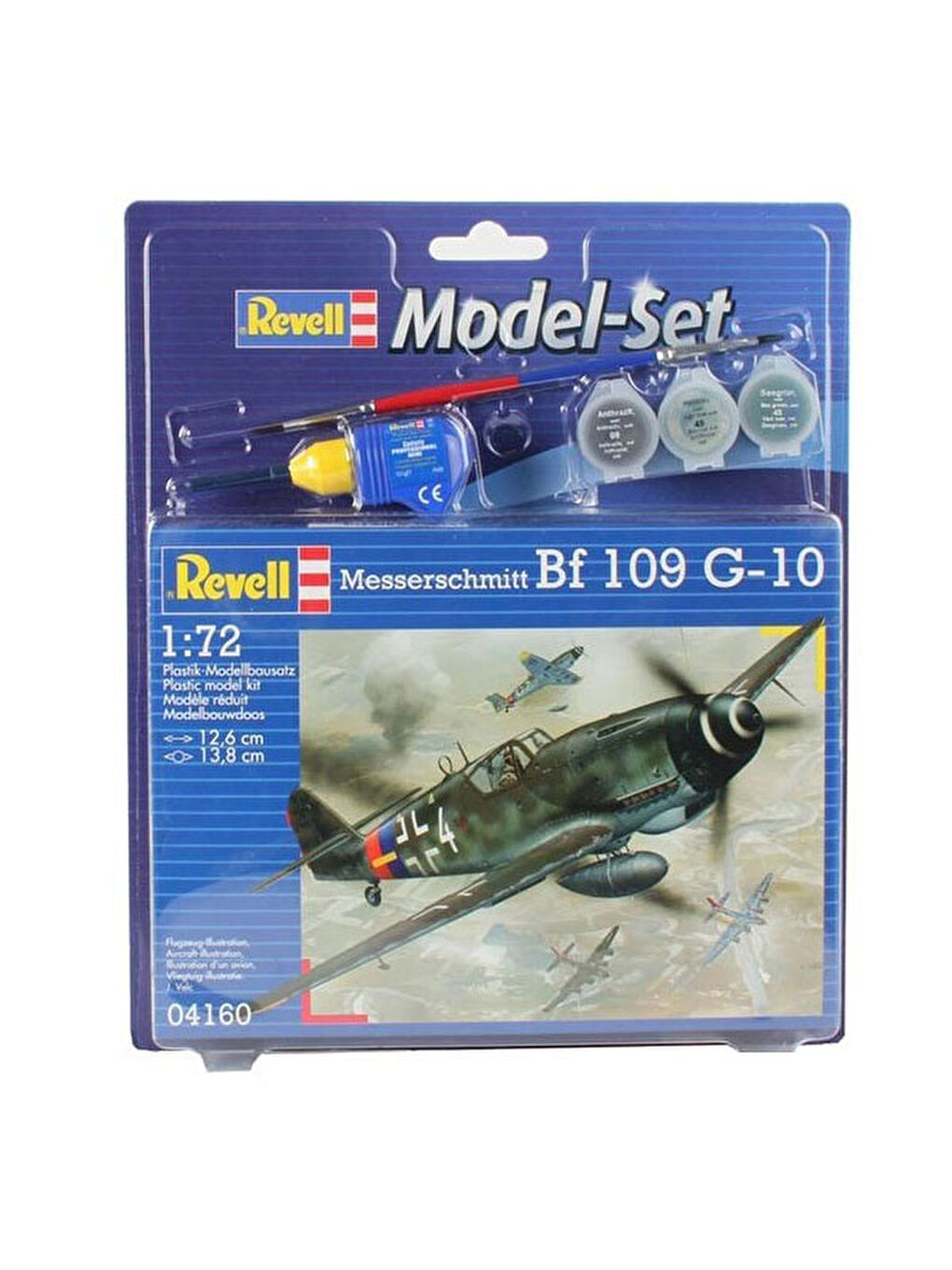 Revell Renksiz Messerschmitt BF-109 Maket Seti 64160 - 1