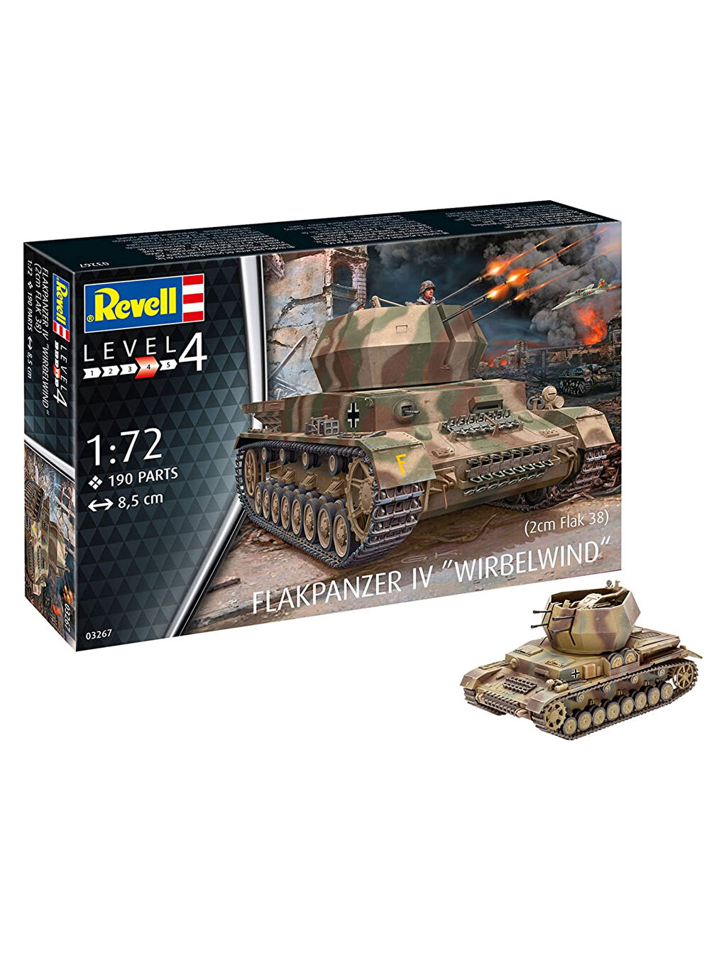 Revell Renksiz Maket Flakpanzer Iv Wirbelwind Flak 38 Vso03267