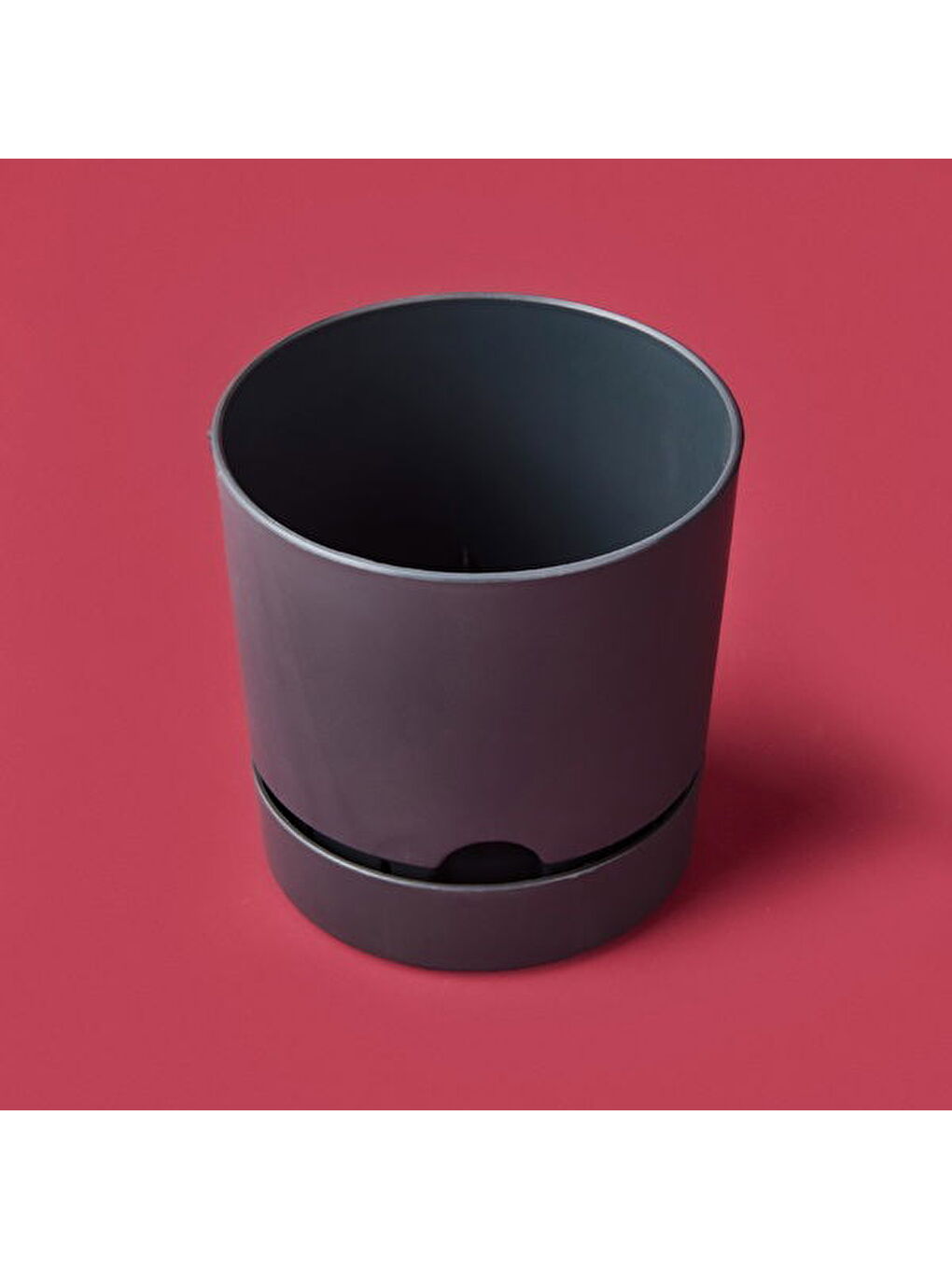 Karışık Begonya Saksı - Antrasit - 950 ml-1