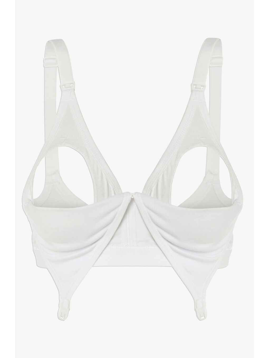 Ekru Kadın Pamuklu Emzirme Sütyeni-1