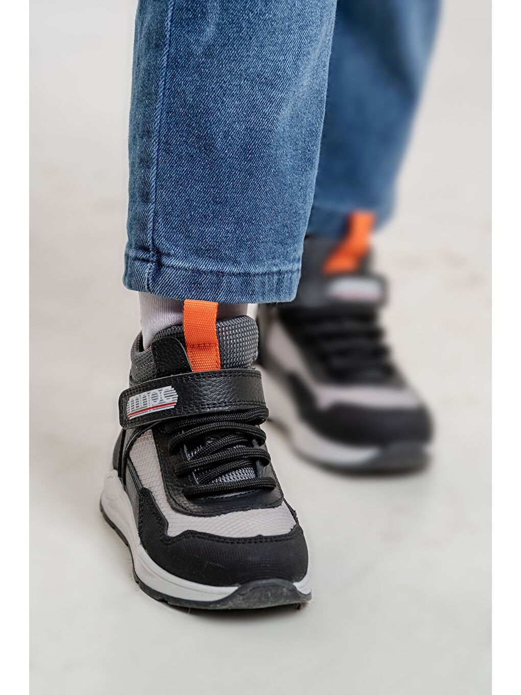 Erkek Çocuk Siyah Hakiki Deri Suya Dayanıklı Anatomik Günlük Bot-1