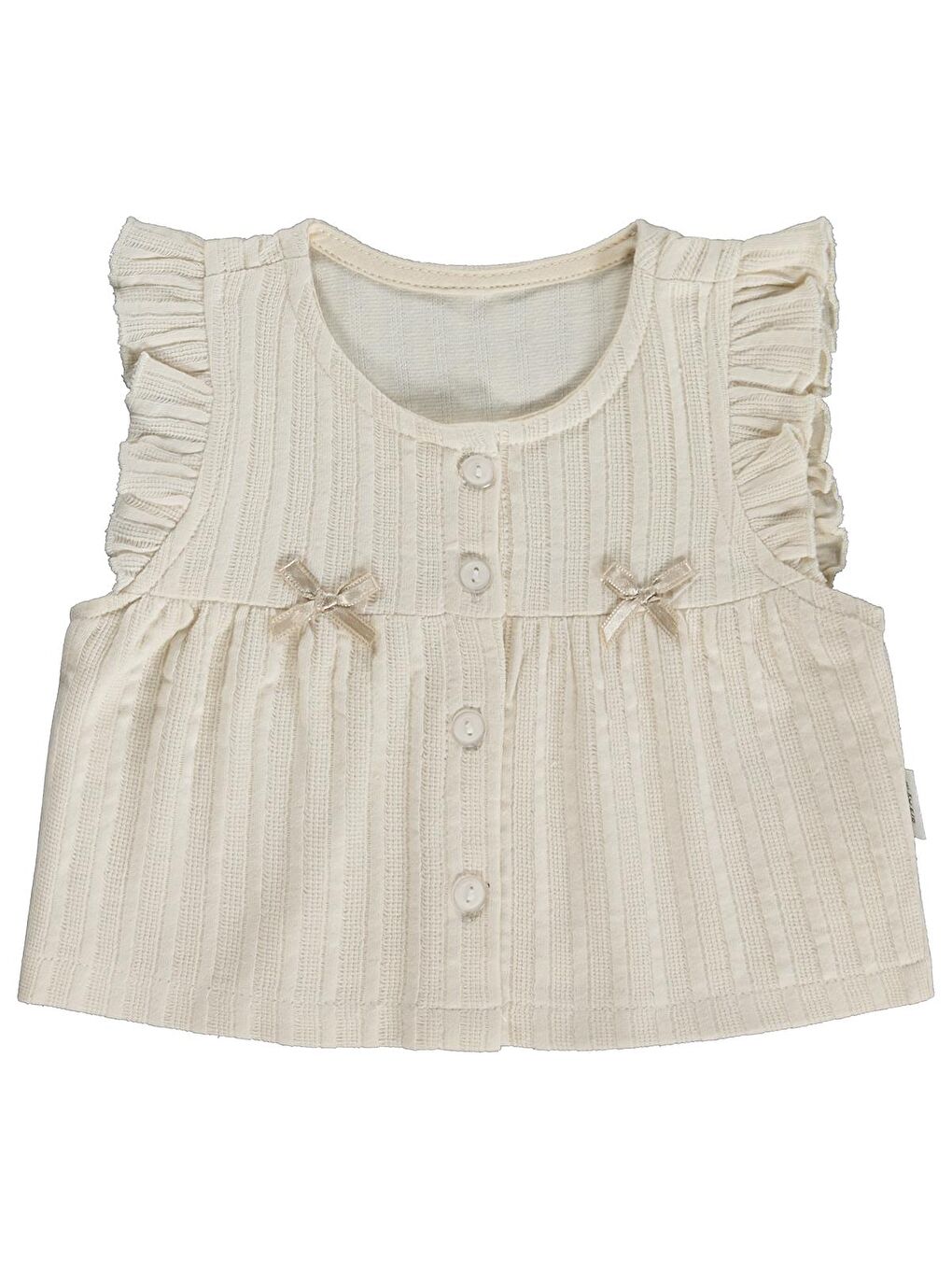 Lüks Müslin Gömlek Yelek 3 lü 6-18 Ay Takım - Pembe 6-9 Ay-3