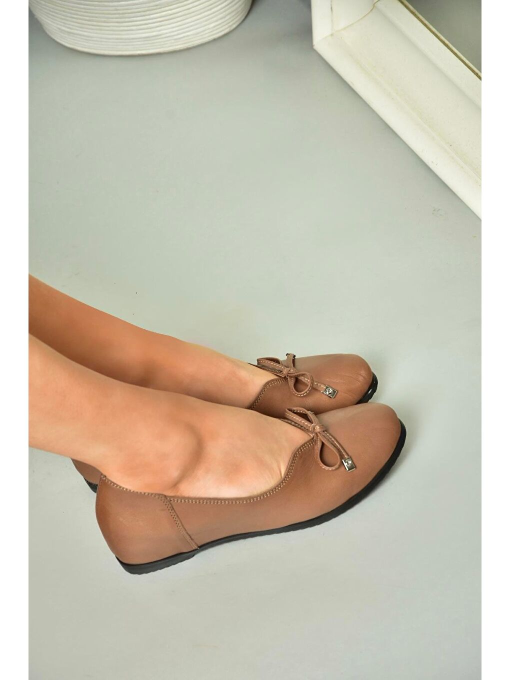 Bej U6160414 Vizon Kadın Ayakkabı-1