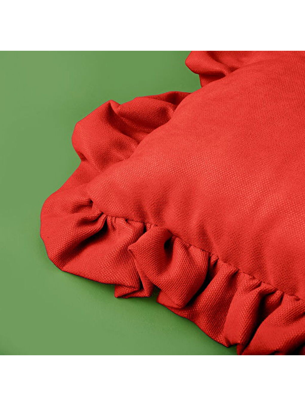 Kahverengi Soft Maia Sandalye Minderi - Kiremit - 40x40 cm-2