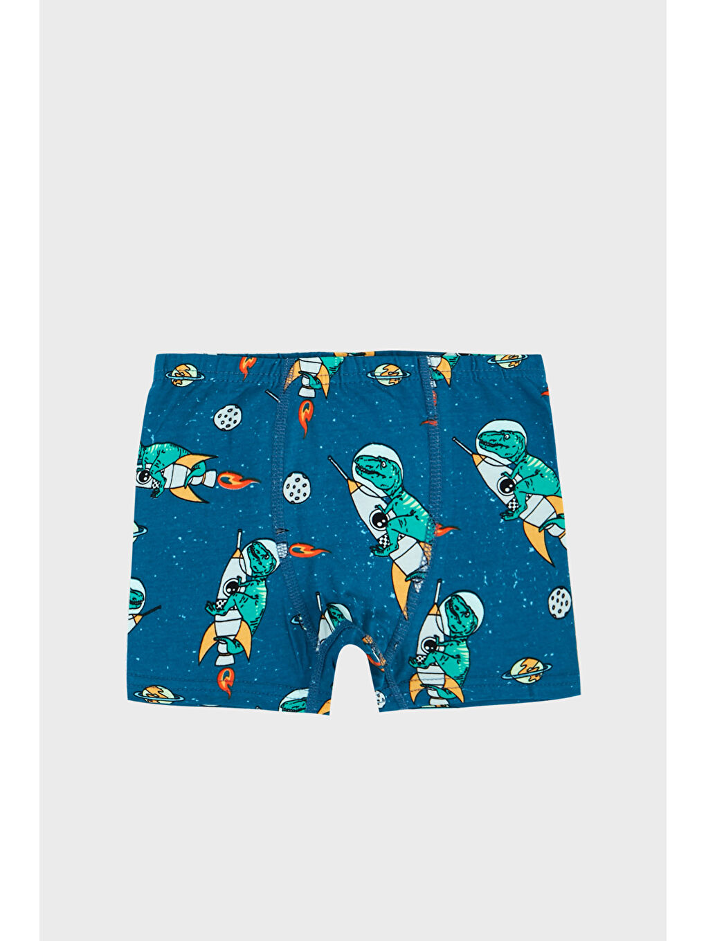 Karışık Desenli Streç Pamuklu 5 li Paket Boxer 6651013SPACE-6