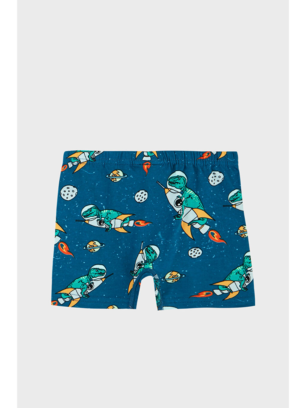 Karışık Desenli Streç Pamuklu 5 li Paket Boxer 6651013SPACE-7