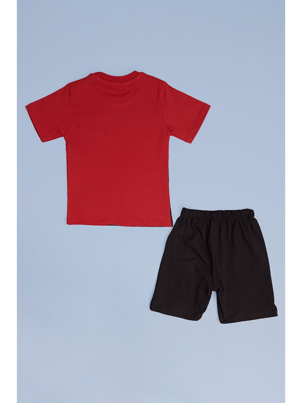 Kırmızı %100 Pamuk Perfect Chaos Baskılı Erkek Çocuk  2 Li Takım-1