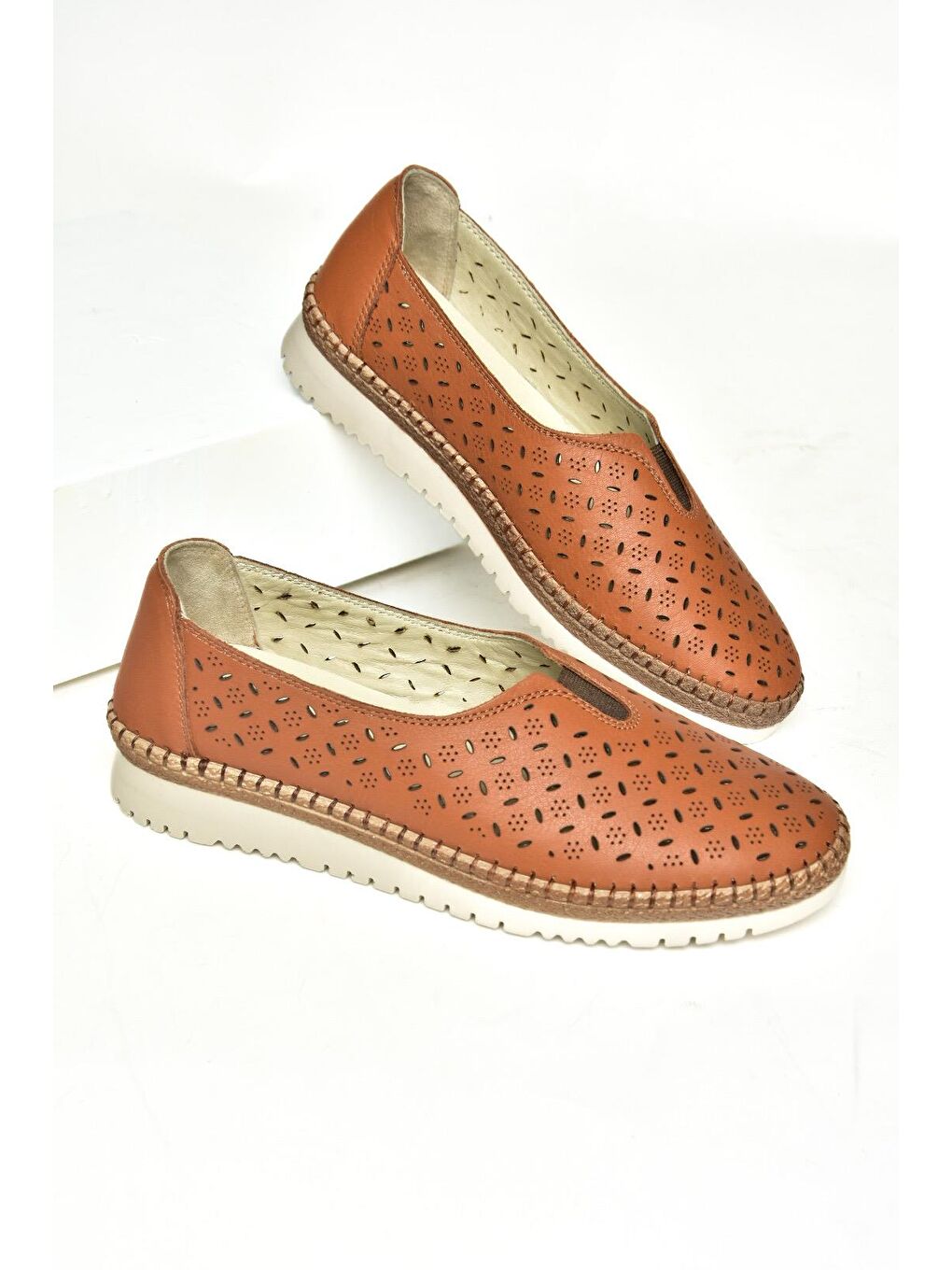 Kahverengi U5553002 Taba Kadın Ayakkabı-3