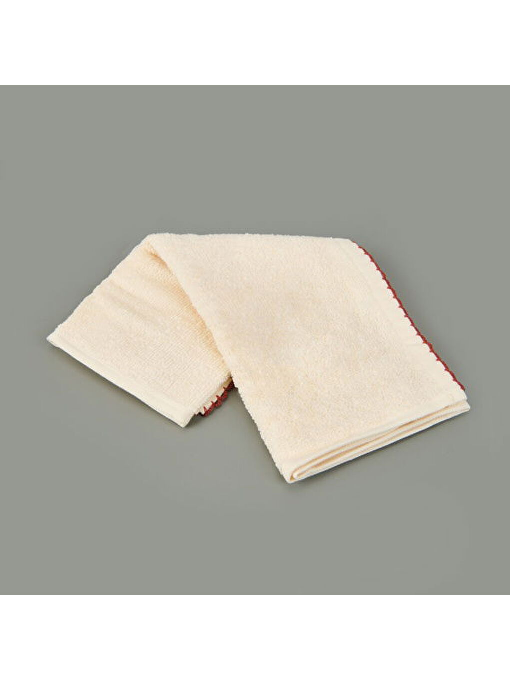 Pembe Soft Lina 4'lü Havlu Seti - Ekru / Gülkurusu - 30x40 cm-3