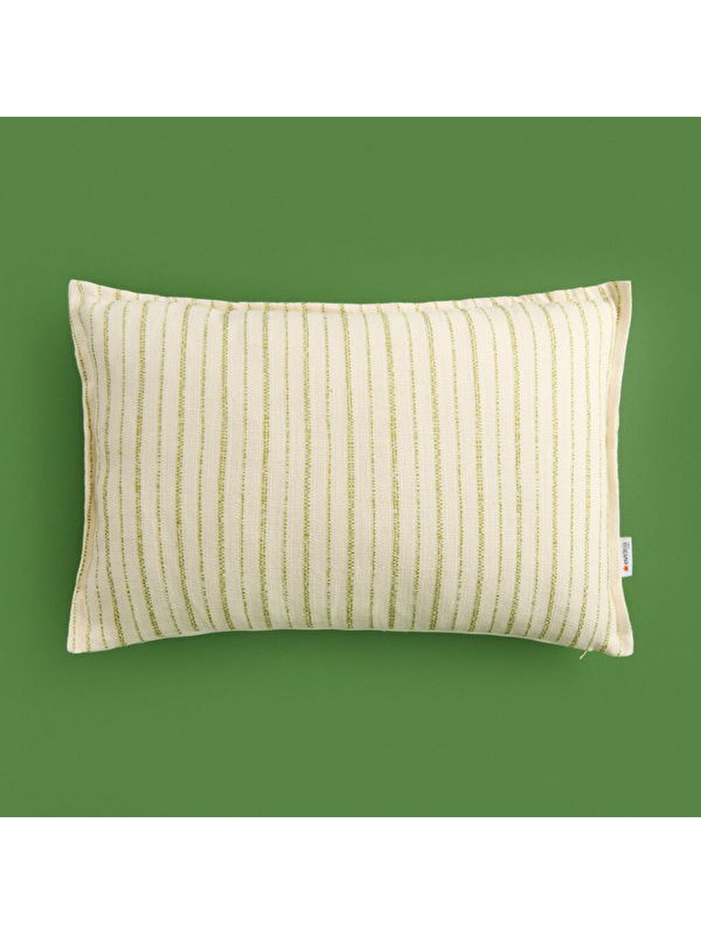 Soft Albert Kırlent - Bej / Yeşil - 35x55 cm