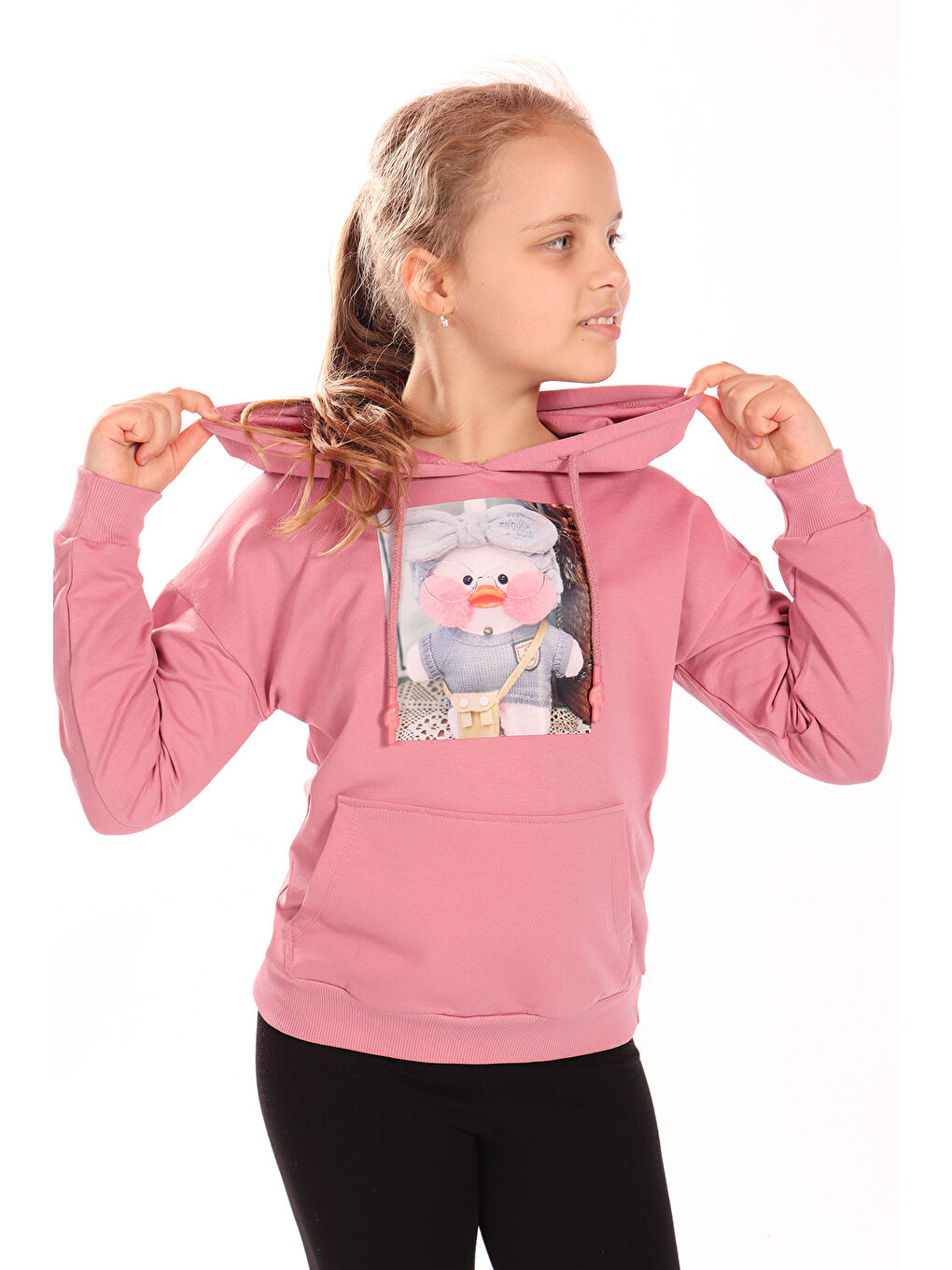 Toontoykids Gülkurusu Kız Çocuk Baskılı Sweatshirt