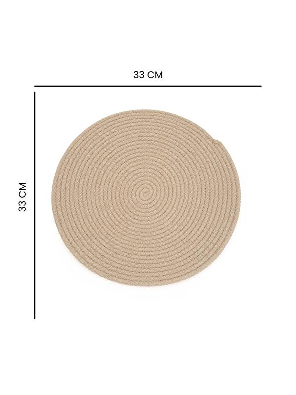 Evidea Soft Avery Supla - Bej - 33x33 cm - 4