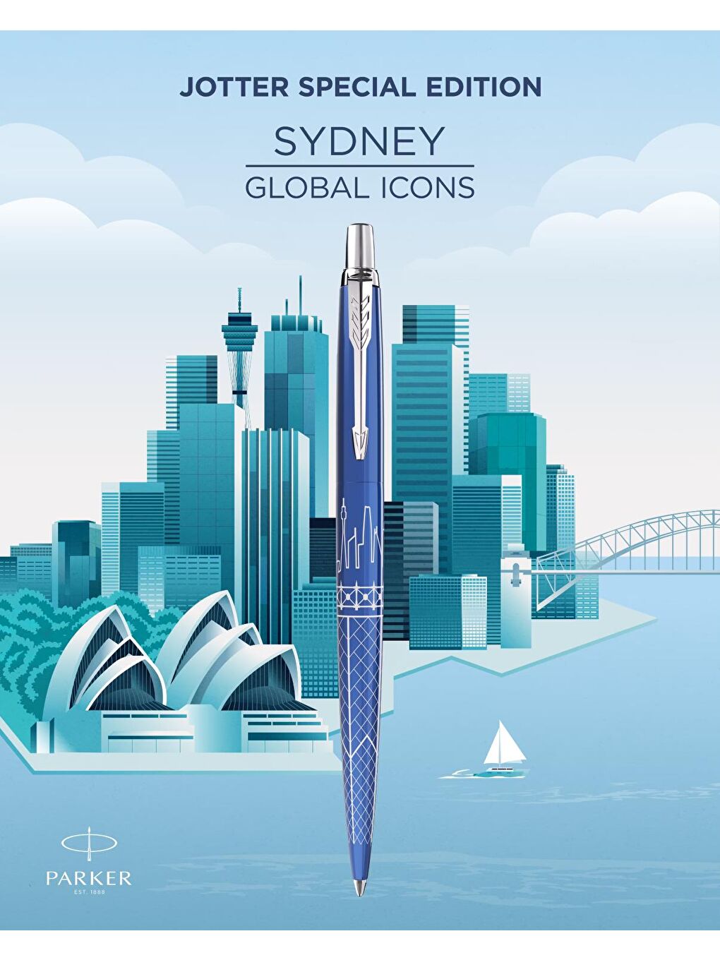 Jotter SE Sydney CT Tükenmez Kalem Mavi (2198196)-4