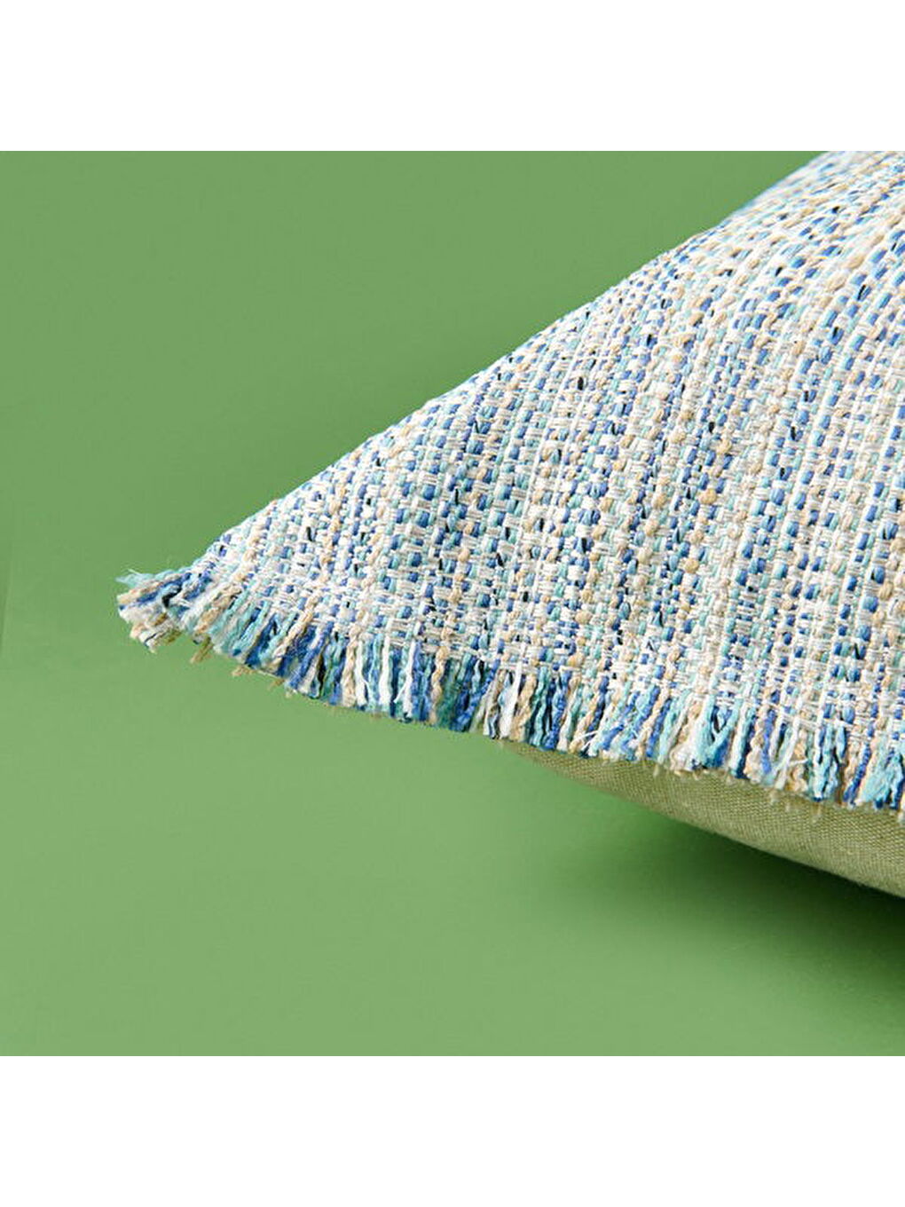 Soft Paolo Kırlent - Yeşil - 35x55 cm-1