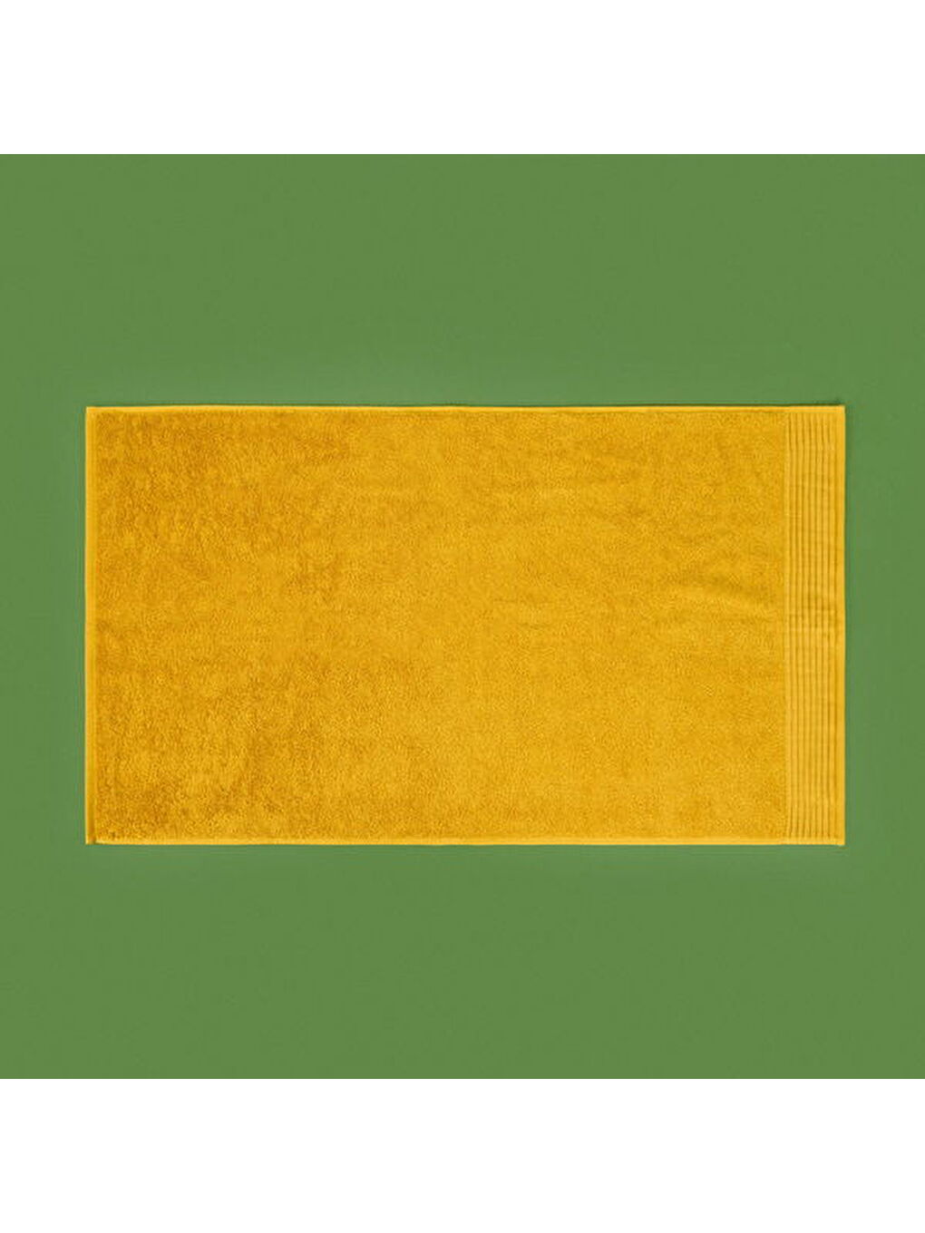 Kahverengi Soft Premium Yüz Havlusu - Hardal - 50x90 cm-2