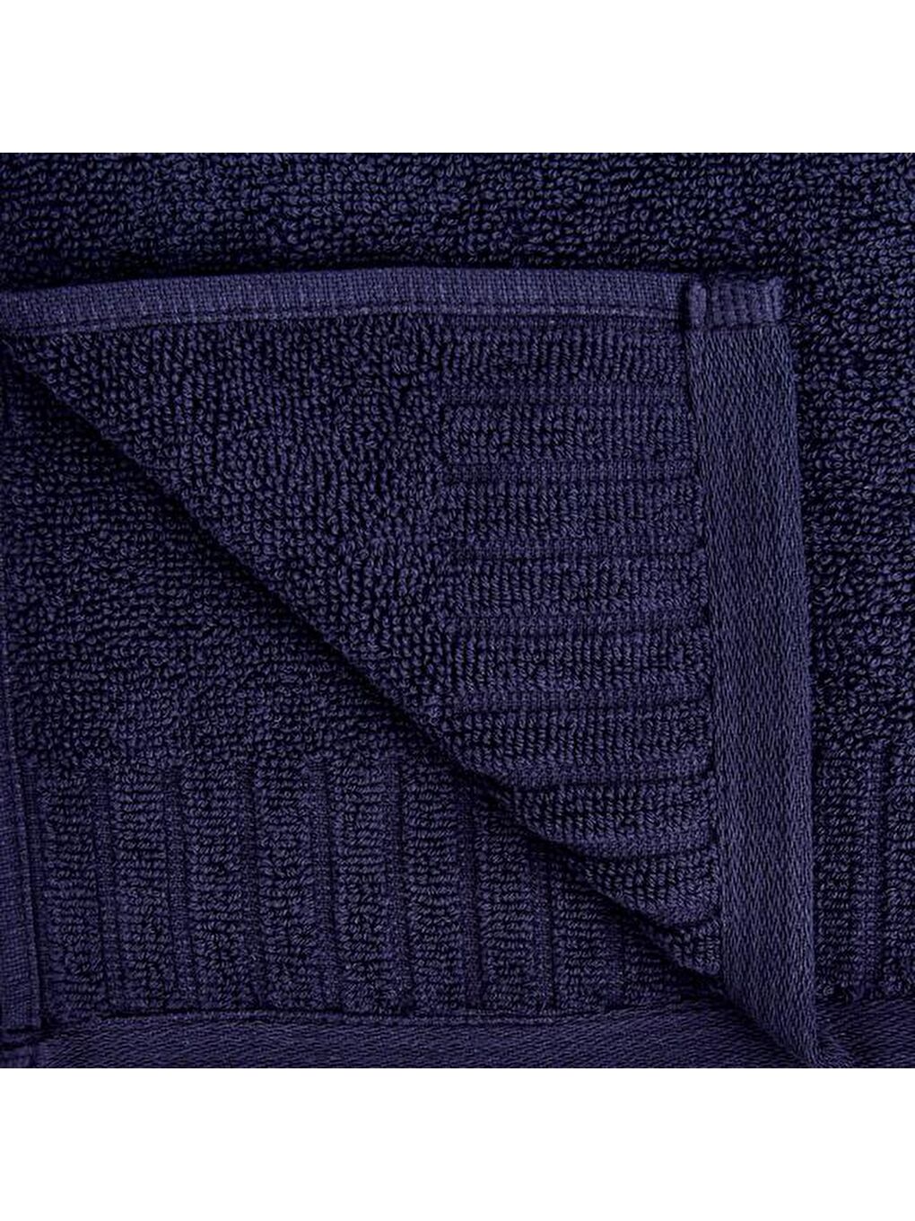 Soft Patte Yüz Havlusu - Lacivert - 50x90 cm-2
