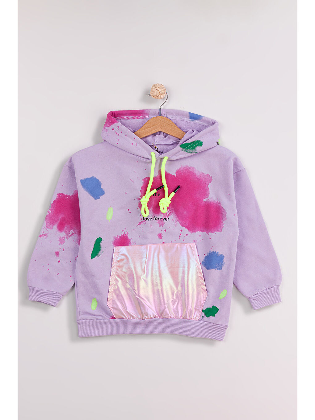 MİSSTUFFY Lila Kız Çocuk 2'li Paket Basic Sweatshirt - 2